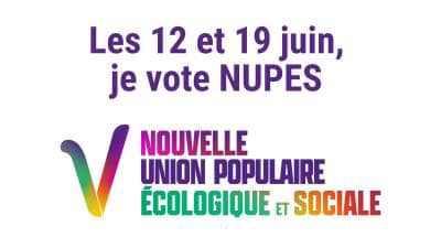 Le 12 et 19 juin 2022, votez pour la candidate de la NUPES