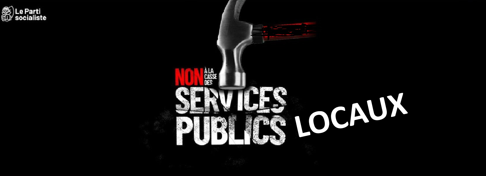 Non à la casse des services publics locaux