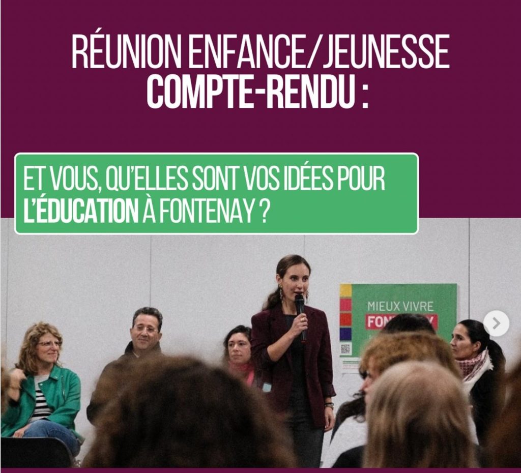 Retour sur notre réunion publique de rentrée : l’éducation au cœur de nos priorités