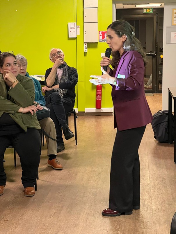 Une réunion inspirante sur la transition écologique, par le collectif Mieux Vivre Fontenay avec Pauline Le Fur